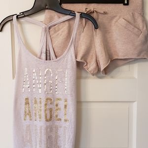Victoria's Secret tank top and shorts